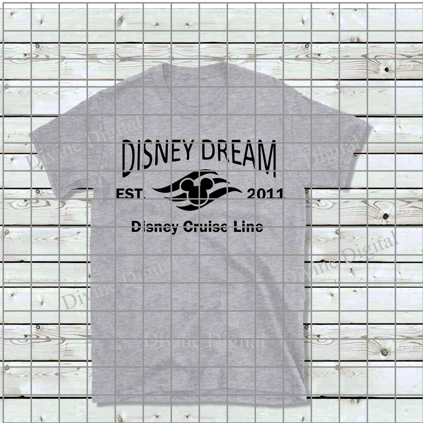 Short Sleeve T-Shirt Grey - Adult - Established Dream