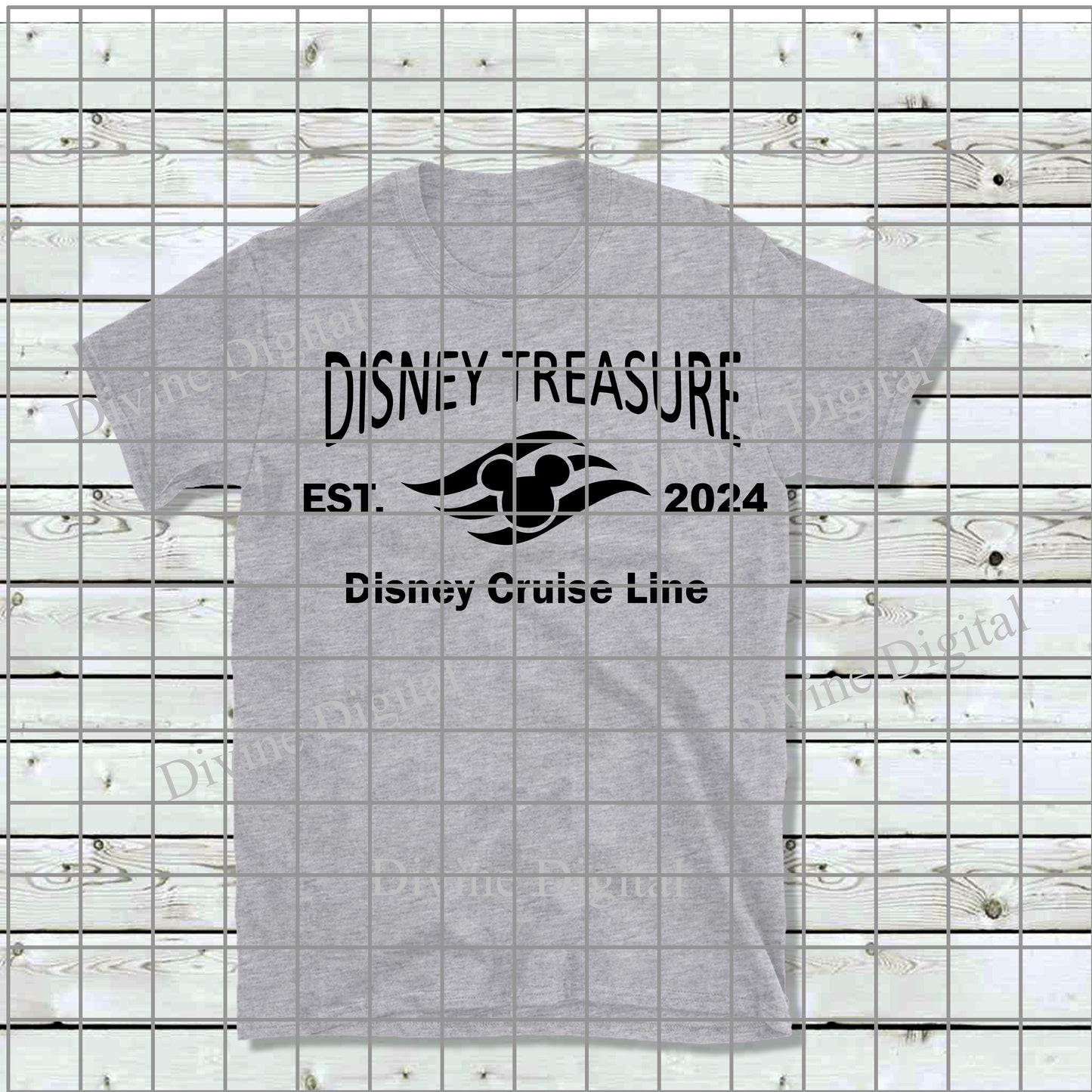 Short Sleeve T-Shirt Grey - Adult - Established Treasure