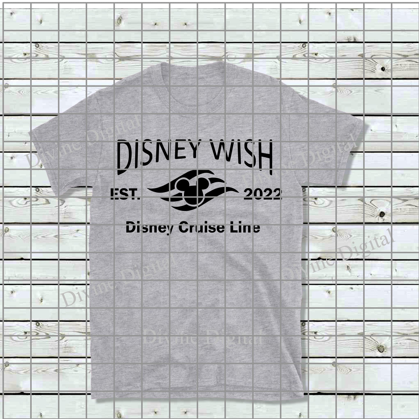 Short Sleeve T-Shirt Grey - Adult - Established Wish