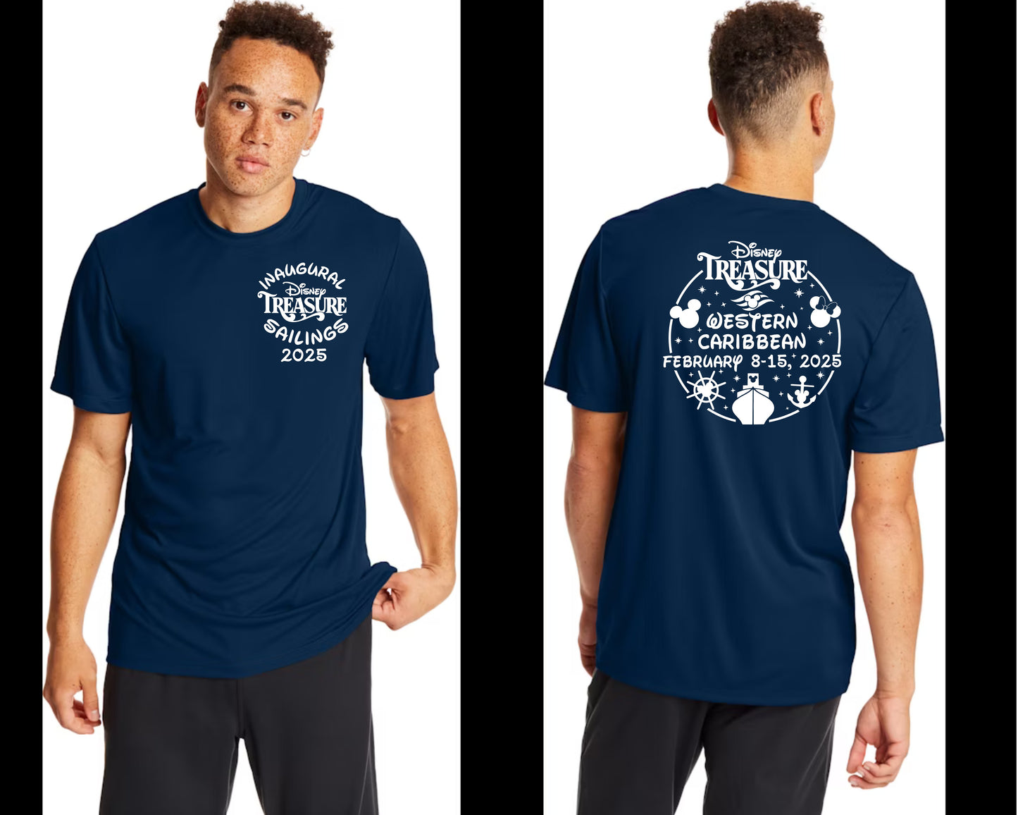 Short Sleeve T-Shirt Cool Dri Navy - Adult Unisex Fit Feb 8 2025