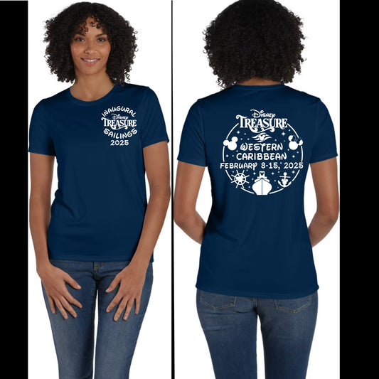 Short Sleeve T-Shirt Cool Dri Navy - Adult Women's Fit Feb 8 2025