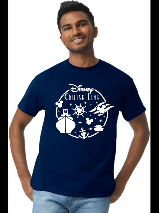 Short Sleeve T-Shirt Navy - Adult - DCL