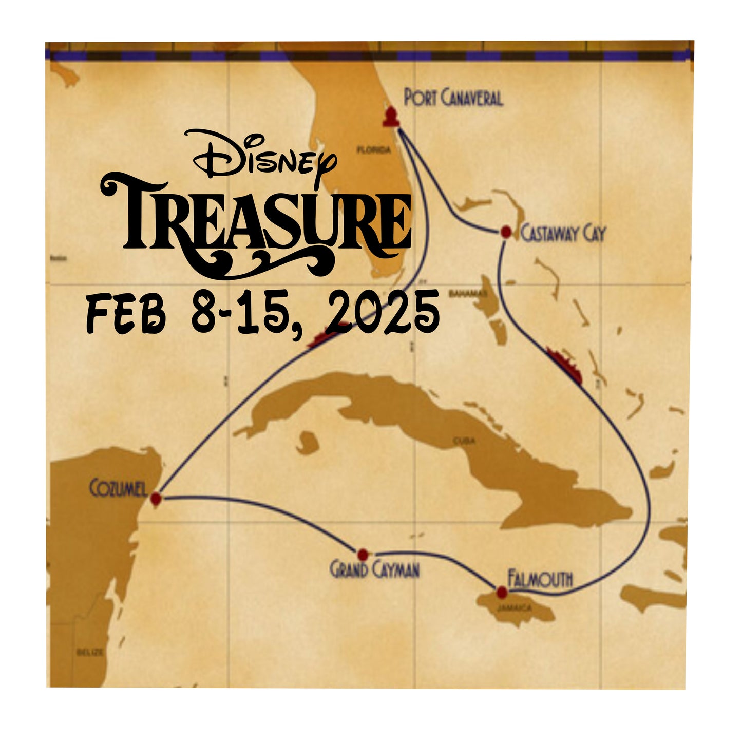 Itinerary Magnet February 8-15, 2025