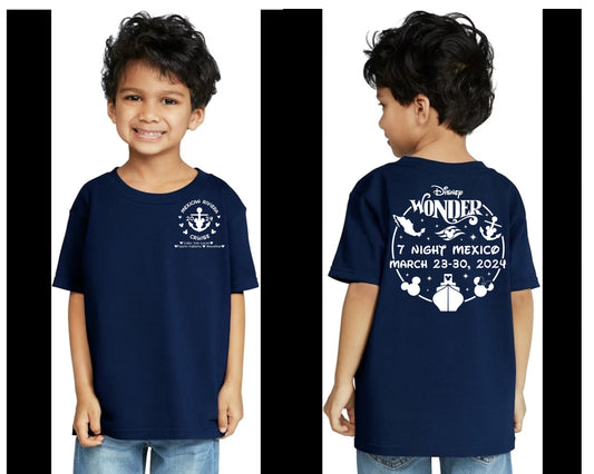 Short Sleeve T-Shirt Navy - Toddler March 23